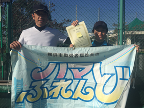 準優勝ペアの写真