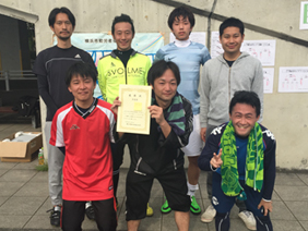 準優勝チームの写真