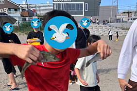 三浦海岸　地引網体験